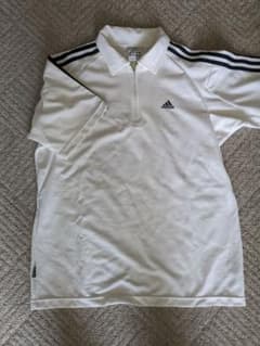adidas ホワイト ポロシャツ Mのサムネイル