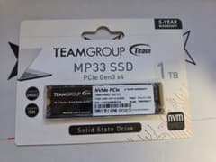【新品未開封】TEAMGROUP MP33 M.2 NVMe SSD 1TBのサムネイル