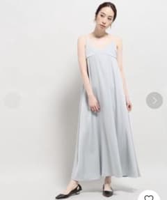 【panna様専用】【ELIN】 ダブルサテンキャミワンピースのサムネイル