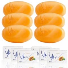 シルカ パパイヤ石鹼 Silka papaya soap 135g 6個のサムネイル