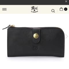 美品】IL BISONTE コンチョストラップ 長財布 ブラック 牛革 - メルカリ