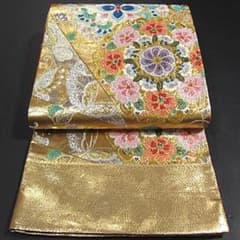 上質な逸品 新品 西陣織六通柄袋帯 山下織物謹製【綿芯御仕立付 