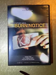手品 浮かび上がる文字！DVD BURN NOTICEのサムネイル