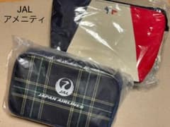 【未開封　JAL Beamsポーチとメゾンキツネポーチのサムネイル
