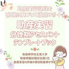 【助産実習】分娩期アセスメントテンプレートブック|助産学生|助産学校受験|助産師 助産実習】分娩期アセスメントテンプレートブック|助産学生|助産学校