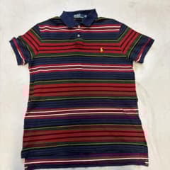 Polo by Ralph Lauren ストライプ ポロシャツ L - メルカリ