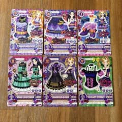 アイカツ　カード ドーリーデビル　 6枚セット 大地のの　白樺リサのサムネイル