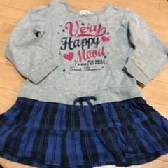 売り切り価格！3カン4オン　トレーナーチュニック　ペプラムトレーナーのサムネイル