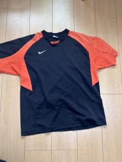 NIKE 半袖 Tシャツ ネイビー オレンジ スポーツウェアのサムネイル