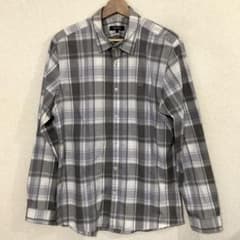 BURBERRY BLACK LABEL 長袖シャツ サイズ3 グレー k503のサムネイル