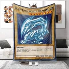 遊戯王 ブルーアイズホワイトドラゴン ブランケット 70×100 - メルカリ