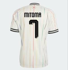 【新品】三笘薫 サッカー日本代表 アウェイ 半袖 レプリカユニフォーム L 新品】三笘薫 サッカー日本代表 アウェイ 半袖 レプリカユニフォーム L