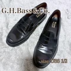G.H.Bass WEejuns 黒 ローファー 26〜26.5cm - メルカリ