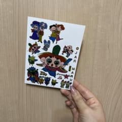 おじゃる丸 ステッカー シール キラキラ 平成レトロのサムネイル