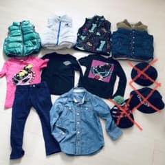 ヒスミニ・チャンピオン・ベベ・FOKIDS・GAP110cm120cmまとめ売りのサムネイル