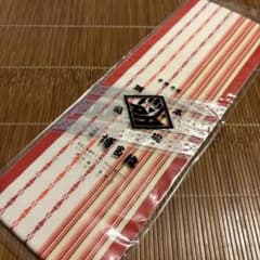 【新品】本場筑前博多織 正絹 伊達締め 赤系のサムネイル