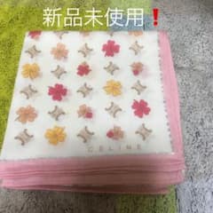 【新品未使用】セリーヌ ハンカチ ピンクのサムネイル