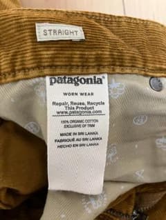 【Patagonia】コーデュロイパンツ ストレート キャメルブラウン31×32のサムネイル