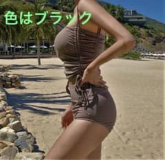 体型カバービキニ　美品　XL ブラックのサムネイル
