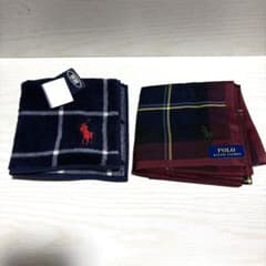 POLO RALPH LAUREN ポロラルフローレン メンズハンカチ 2枚のサムネイル