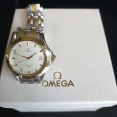 OMEGA Seamaster 120m防水イエローゴールドSSコンビメンズ - メルカリ
