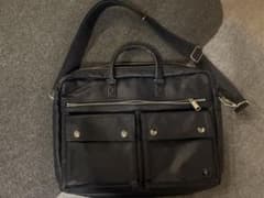 PORTER intertational ビジネスバッグ 2way ブルーのサムネイル