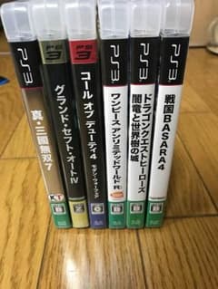 PS3 ソフト 6点セットのサムネイル