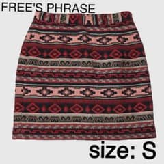 ネイティブ柄/総柄/FREE'S PHRASE ミニスカートのサムネイル