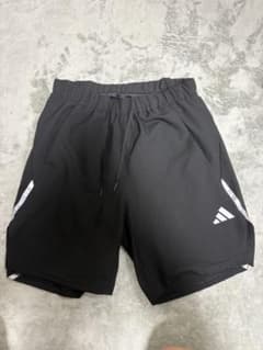 adidas 黒 ショートパンツ Mのサムネイル