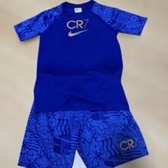 NIKE CR7 サッカーウェア 上下セット ブルー Mサイズ150 - メルカリ