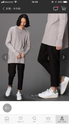 DETAILS 黒 スラックスのサムネイル