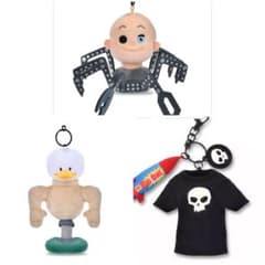 ディズニーストア トイストーリー シド ぬいぐるみキーホルダー3点