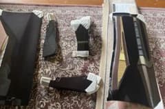 ハリアー80 モデリスタエアロ プレシャスブラックパール 一部未使用