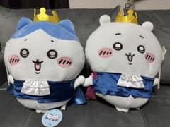 ちいかわ ハチワレ 誕生日なBIGぬいぐるみ　二つセットのサムネイル