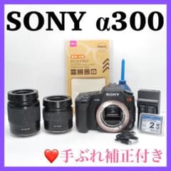 ダブルレンズセットSONY α300 SONY機種入門機モデル 美品