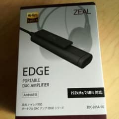 covia ZEAL ハイレゾ対応　ポータブル　DAC アンプ EDGEのサムネイル