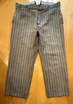 Le Mont St Michel] Striped Work Pants - メルカリ
