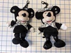新品未開封【ブラックフライデー限定♡ミッキー♡ミニー♡】ぬいぐるみキーホルダー ブラックフライデー限定ミッキー・ミニー ぬいぐるみキーホルダー