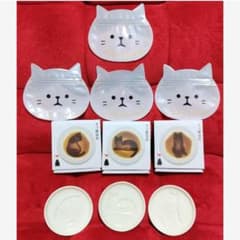 【ネコ醤油皿】など7点