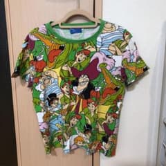 ディズニー 総柄 Tシャツ ピーターパンのサムネイル