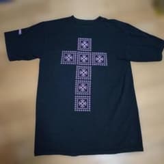 m*i様 クロムハーツ Tシャツ M オールド クロス ピンク 両面プリント 