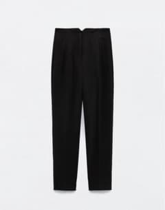 とら子様専用⭐︎【未使用】ZARA 黒 ハイウエストパンツ　xsのサムネイル
