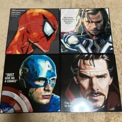 ポップアートパネル　marvel  hottoysのサムネイル