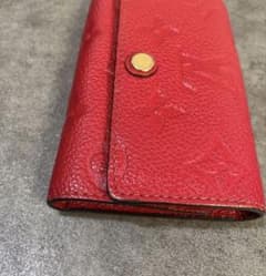 たけぴこの里様専用 Louis Vuitton レザーキーケース レッドのサムネイル