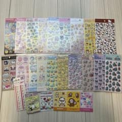サンリオキャラクターズ 箔押しシール ぷくっとシー他 まとめ売り25点のサムネイル
