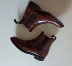 Brown Sidegore boots made in Englandのサムネイル