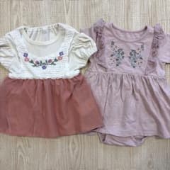 ベビー服 トップス ロンパース80cm 2点セットのサムネイル