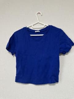 青 GU Tシャツ Mサイズのサムネイル