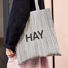 新品☆HAYトートバッグ ストライプ柄 北欧デザインのサムネイル