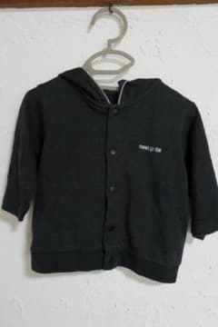 COMME CA ISM グレー パーカー　ベビー服　80cmのサムネイル